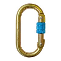 MOSQUETÃO AÇO SIMÉTRICO C/ABERT 18MM STEELSAFE 981